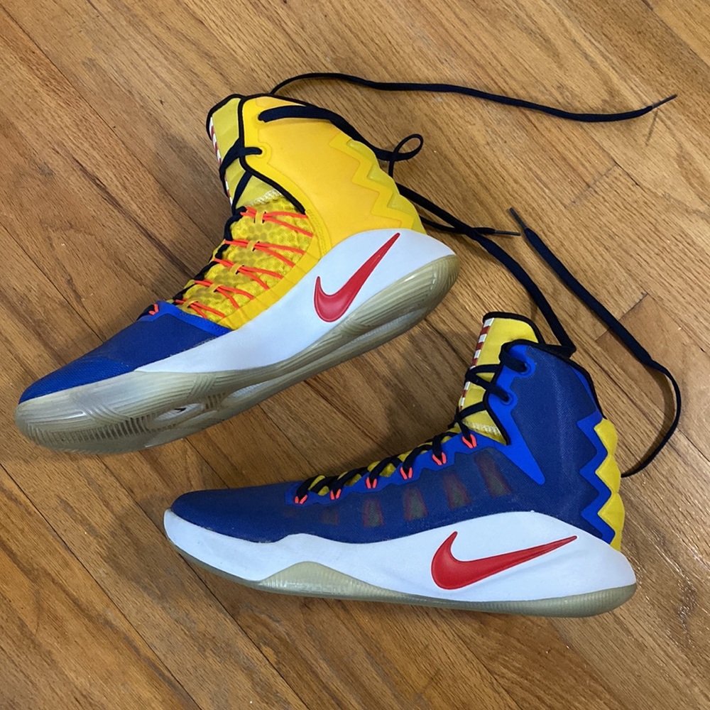 NIKE ID Custom Hi-Top Sneakers-Size 12.5 - Picture 5 of 12